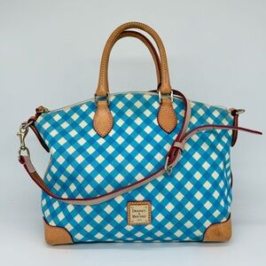 Dooney and Bourke checkered satchel